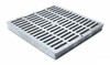 NDS Square Plastic Grate for 12" Basin - Gray (Each) 1210
