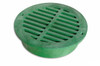 NDS 12" Round Grate - Green (Each) 1250