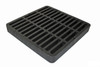 NDS Square Plastic Grate for 9" Basin - Black (Each) 980