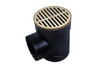 NDS Spee-D Basin Single Outlet Round Satin Brass Kit
