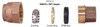 AY McDonald 1" Ranger Coupling (Compression x Compression)