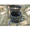 Infiltrator 6" EZ SNAP Septic Tank Riser for 24" Opening (Black)