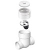 PVC 6" Utility Backwater Valve (S x S)
