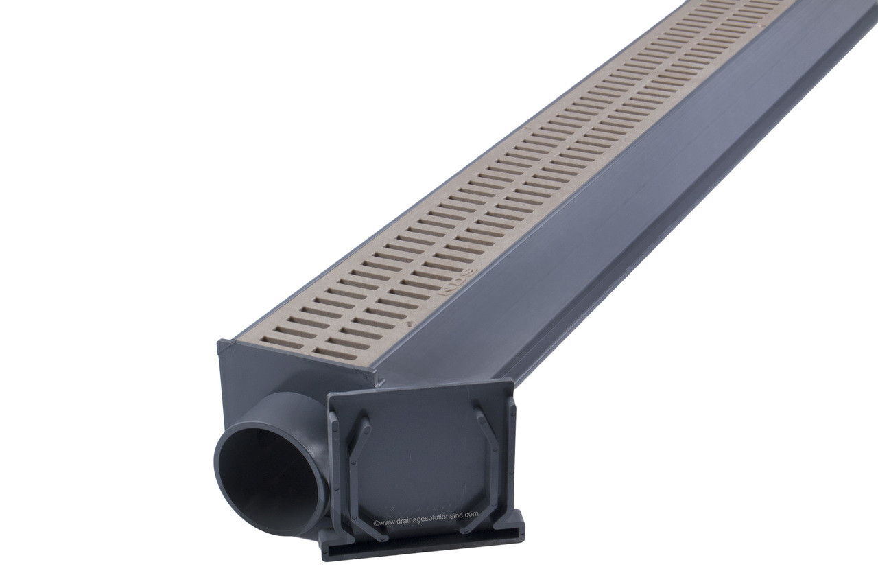 NDS Mini Channel Drain Kit (Sand) 500 544 - The Drainage Source