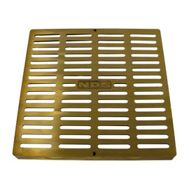 NDS Square Brass Grate for 12" Basin 1230B