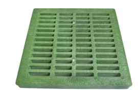 NDS Square Plastic Grate for 24" Basin - Green 2412