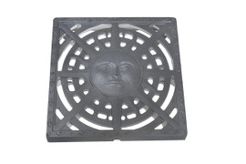 Iron Age Raw Cast Iron Sun Drain Grate for 12" Basin