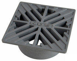 NDS  4" Square Grate - Gray (Each) 03