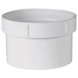 4" PVC SDR35 Solvent Weld Cleanout Adapter (Sp x FPT)