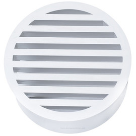 8" PVC SDR35 Drain Grate (Sp) (White)