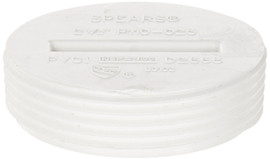 4" PVC Cleanout Countersunk Plug (MPT)