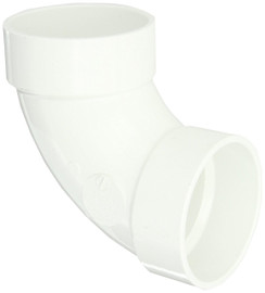 8" PVC DWV 90 (1/4) (S x S)