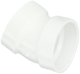 6" PVC DWV 22 1/2 (1/16) (S x S)