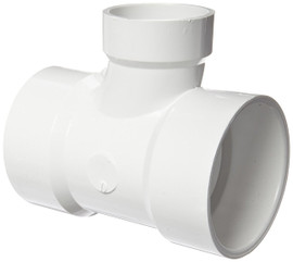 3" x 3" x 2" PVC DWV Sanitary Tee (S x S x S)