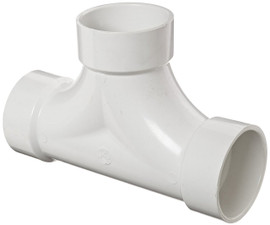 3" x 3" x 3" PVC DWV 2 Way Cleanout Tee (S X S x S)