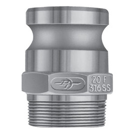 1" Part F, Aluminum Adapter x Male Pipe Threads