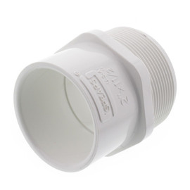 2" x 1 1/2" PVC Schedule 40 Reducing Male Adapter (S x MPT)