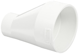 8" x 4" PVC Schedule 40 Eccentric Reducing Coupling (S x S)
