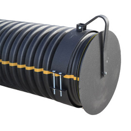 24" Flap Gate for Corrugated Plastic Pipe