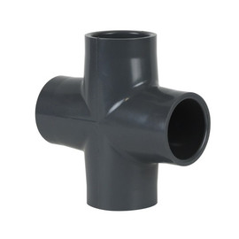 3/4" PVC Schedule 80 Cross (S x S x S x S)