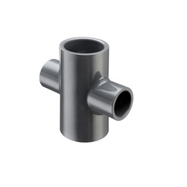 1 1/4" x 3/4" PVC Schedule 80 Cross (SxSxSxS)