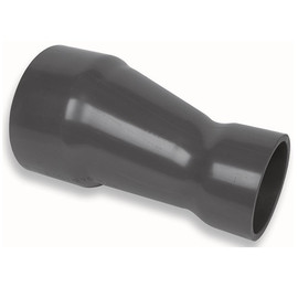 1" x 1/2" PVC Schedule 80 Eccentric Reducing Coupling (S x S)