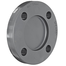1 1/2" PVC Schedule 80 Blind Flange 150 PSI
