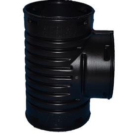 HDPE  3" x 3" x 3" Singlewall Tee (BE)