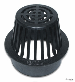 NDS  6" Atrium Grate - Black (Box of 10)