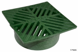 NDS  5" Square Grate - Green (Box of 25)