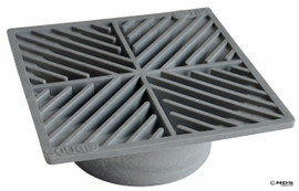 NDS  6" Square Grate - Gray (Box of 10)