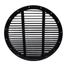 36" Round Steel Grate (Black)