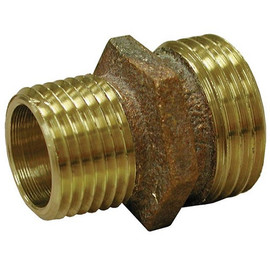 3/4" Brass Male Garden Hose x 3/4" MPT Adapter
