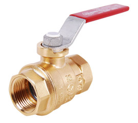 Legend Valve 1 1/2" Brass Full Port Ball Valve (FPTx FPT)