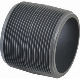 2" x Close PVC Schedule 80 Nipple (MPT x MPT)