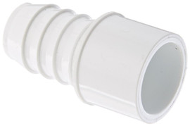 1 1/2" PVC Pipe Insert Adapter (Insert x Spigot) (White)