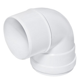 6" PVC SDR35 Gasket Joint Short Turn Street 90 (1/4) (G x Sp)