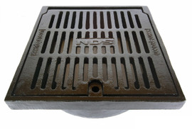 NDS 12" Duracast Square Hinged Grate without adapter