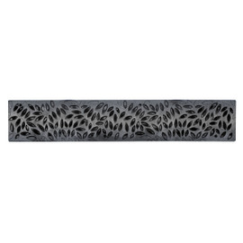 NDS Spee-D Channel Decorative Botanical Grate - Black (Each) 252