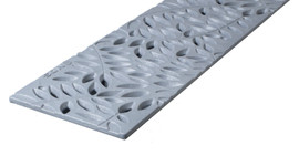 NDS Spee-D Channel Decorative Botanical Grate - Gray (Each) 252GY