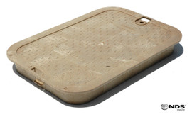 NDS 14" x 19" Valve Box Cover ONLY - Sand