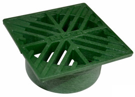 NDS  4" Square Grate - Green (Each) 01