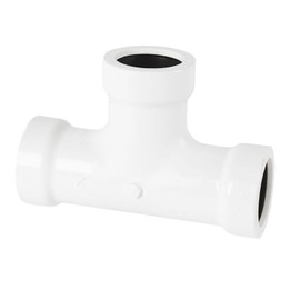 1 1/2" PVC IPS Gasket Joint Pressure Tee (G x G x G)