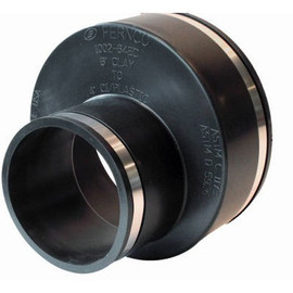6" x 4" Flexible Eccentric Coupling (Clay x CI/Plastic)
