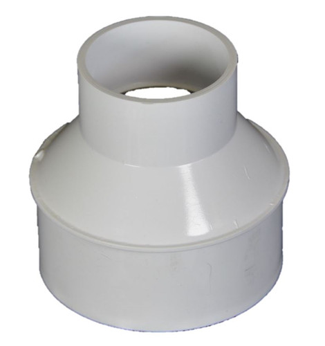 Spigot Adapter  2" Schedule 40 Hub to 4" S&D 533