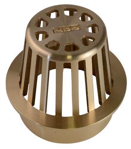 NDS  4" Atrium Brass Grate 78B