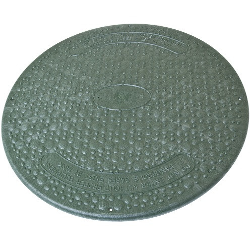 24" Structural Foam Solid Septic Riser Cover - Green