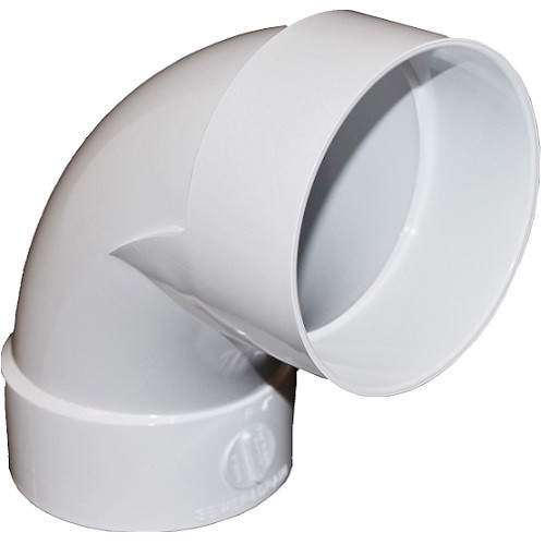 8" PVC SDR35 Solvent Weld Long Turn 90 (1/4) (S x S)