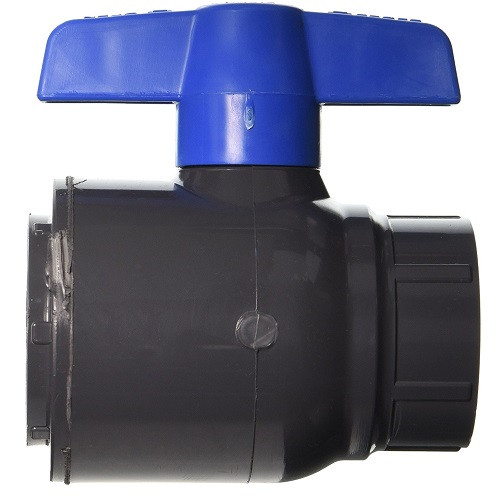 PVC 2 1/2" Gray PVC Compact Ball Valves (Socket)