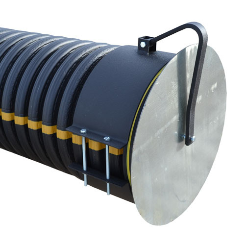 12" Flap Gate for Corrugated Plastic Pipe